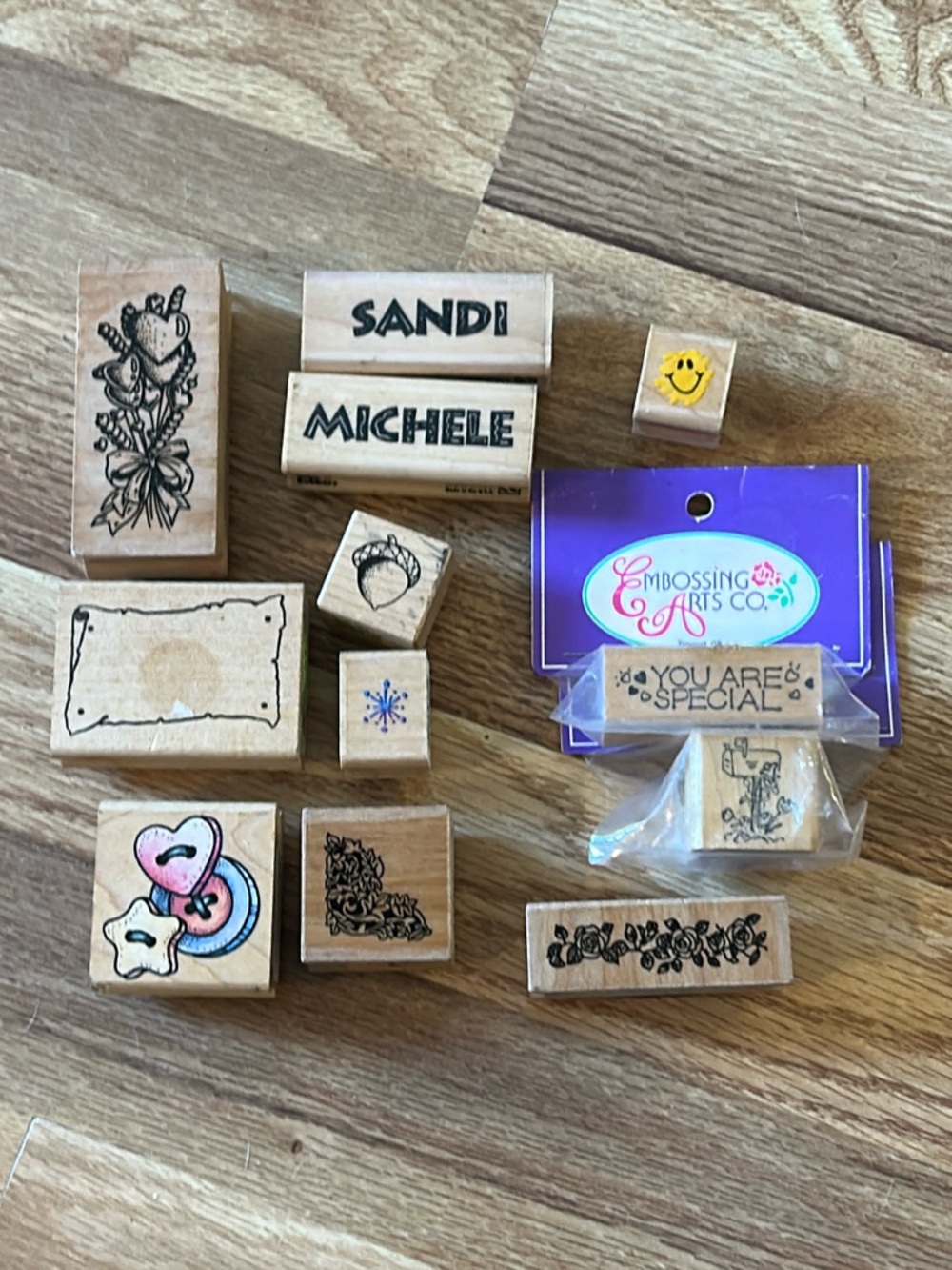 Embossing Arts Co. 'You Are Special' Purple Packaged Rubber Stamp